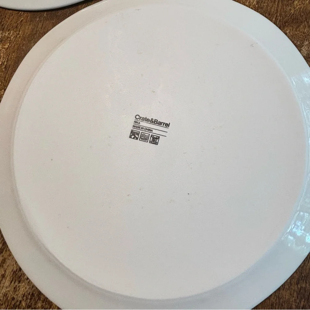 Set of 2 Crate & Barrel RIKA 10.75